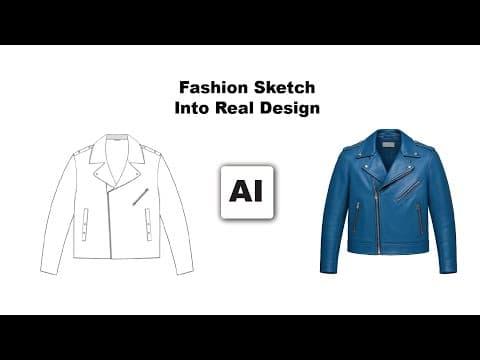 From Sketch to Photo: Turn Sketches into Fashion Designs with AI