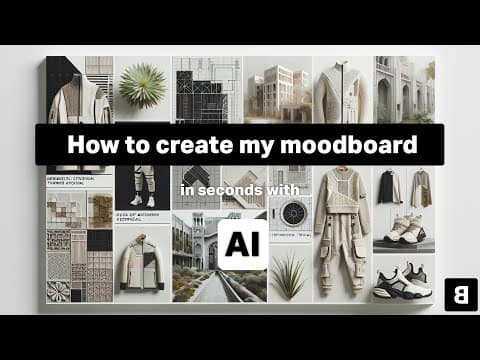 AI Moodboard Generator for Fashion