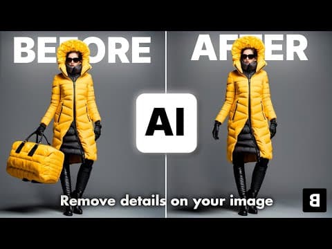 How to Erase and Remove Image Details with AI