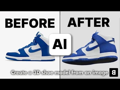 From Concept to Reality: AI 3D Generators in Shoe Design