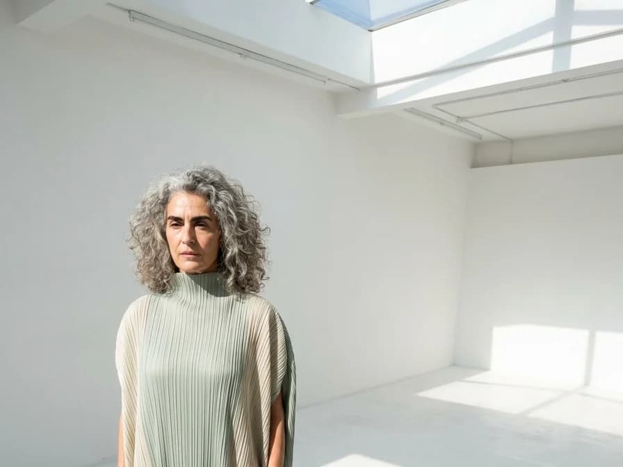 Editorial fashion photograph generated with The New Black AI