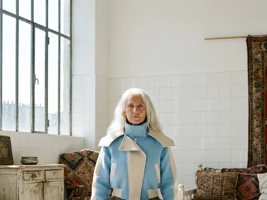 Editorial fashion photograph generated with The New Black AI