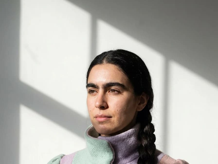 Editorial fashion photograph generated with The New Black AI