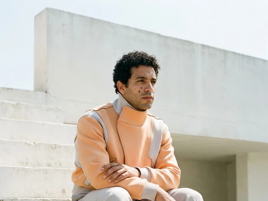 Editorial fashion photograph generated with The New Black AI