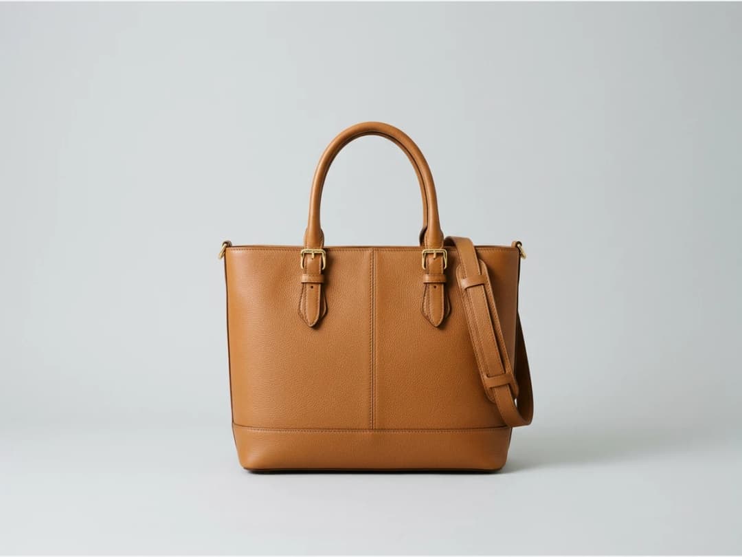 a clean fashion product shot with the background emptied, a bag alone
